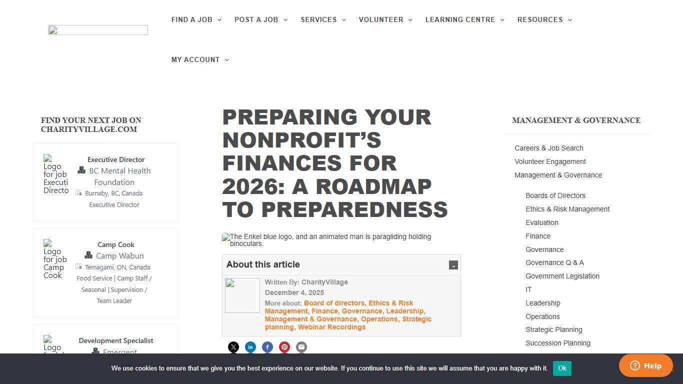 Preparing Your Nonprofit’s Finances for 2026: A Roadmap to Preparedness -